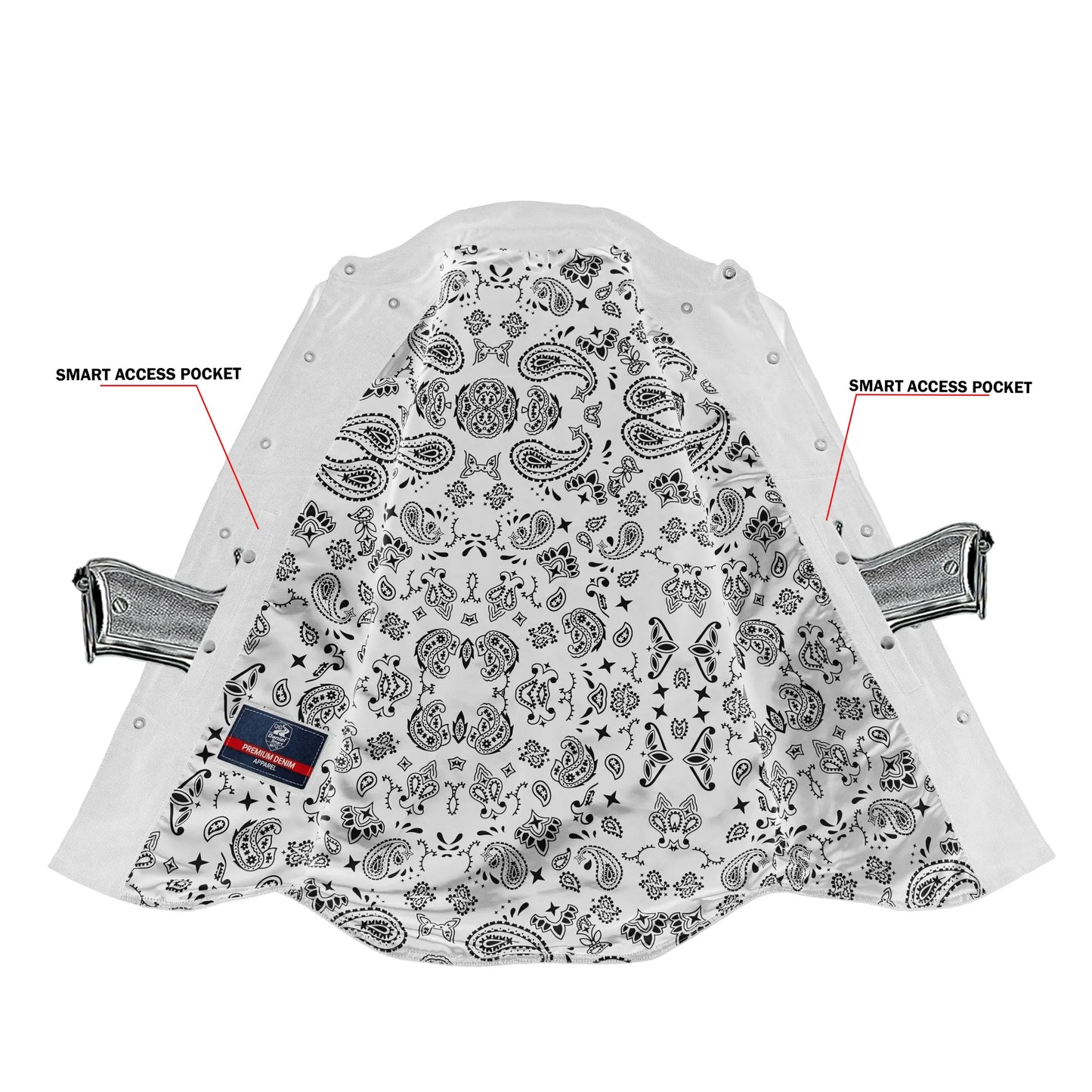 Ridgeway - Men’s Canvas Motorcycle Shirt