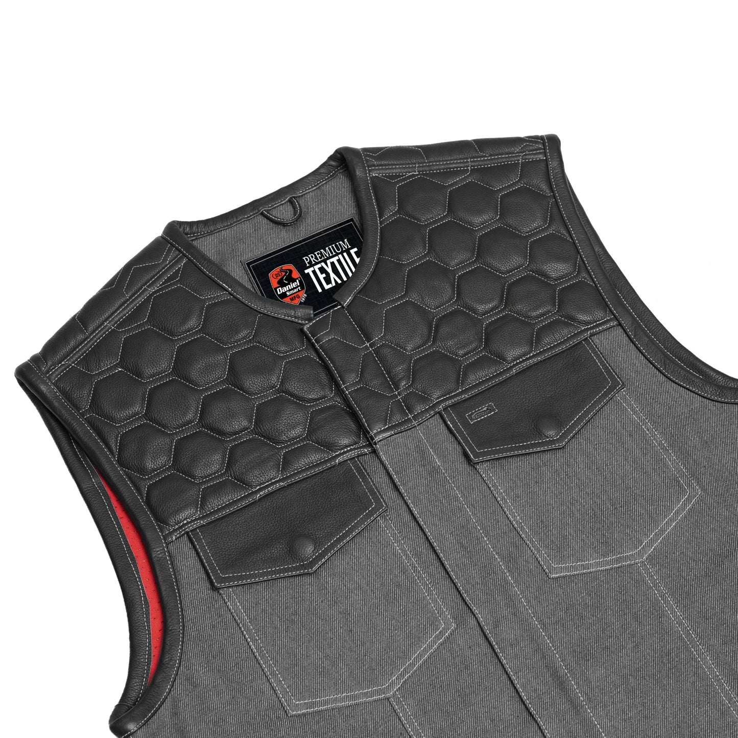 Road House - Men’s Denim Motorcycle Vest