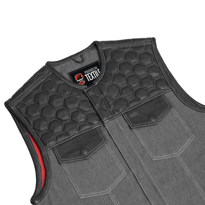 Road House - Men’s Denim Motorcycle Vest