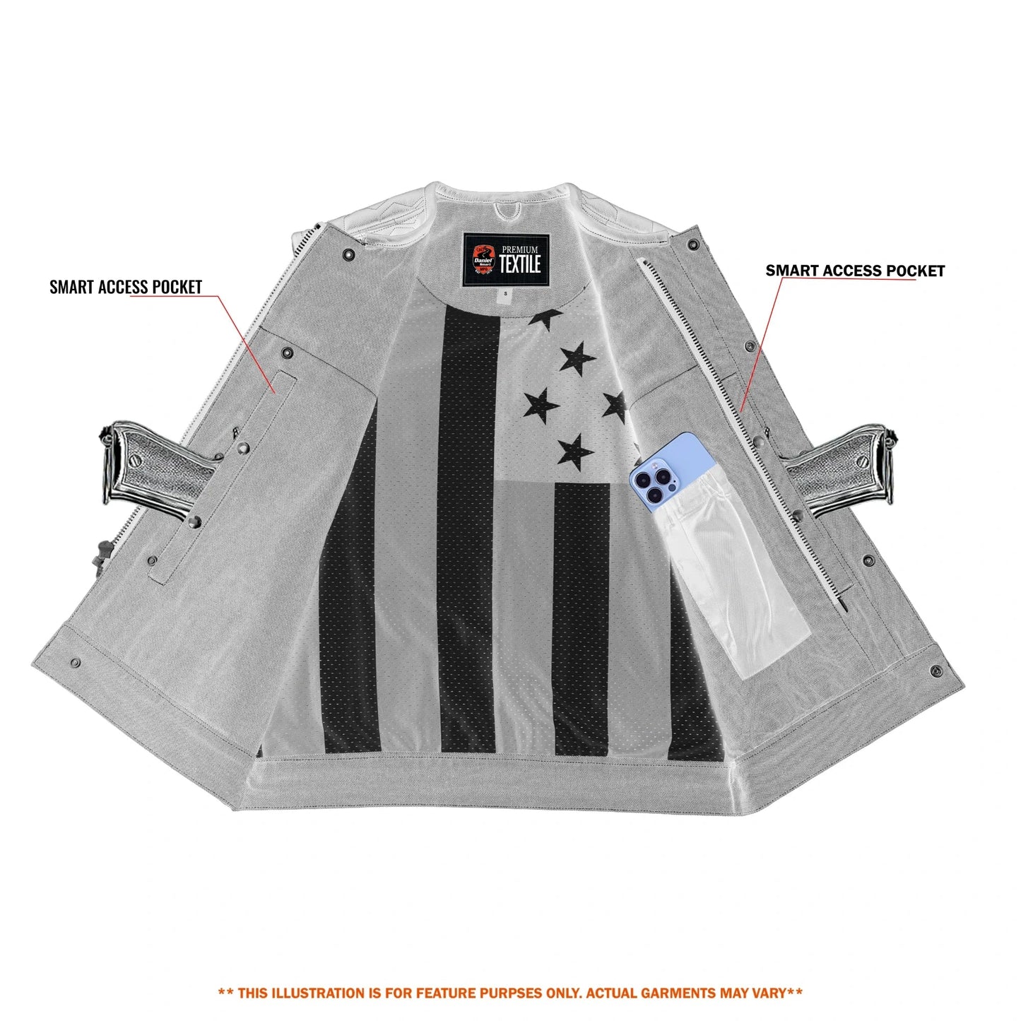 Road House - Men’s Denim Motorcycle Vest