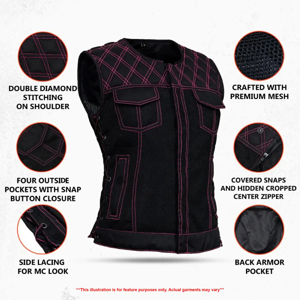 Rose Rush - Women's Mesh Vest
