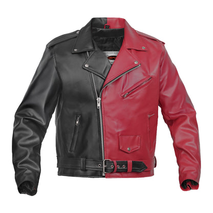 Ruinborn – Men’s Faux Leather Motorcycle Jacket