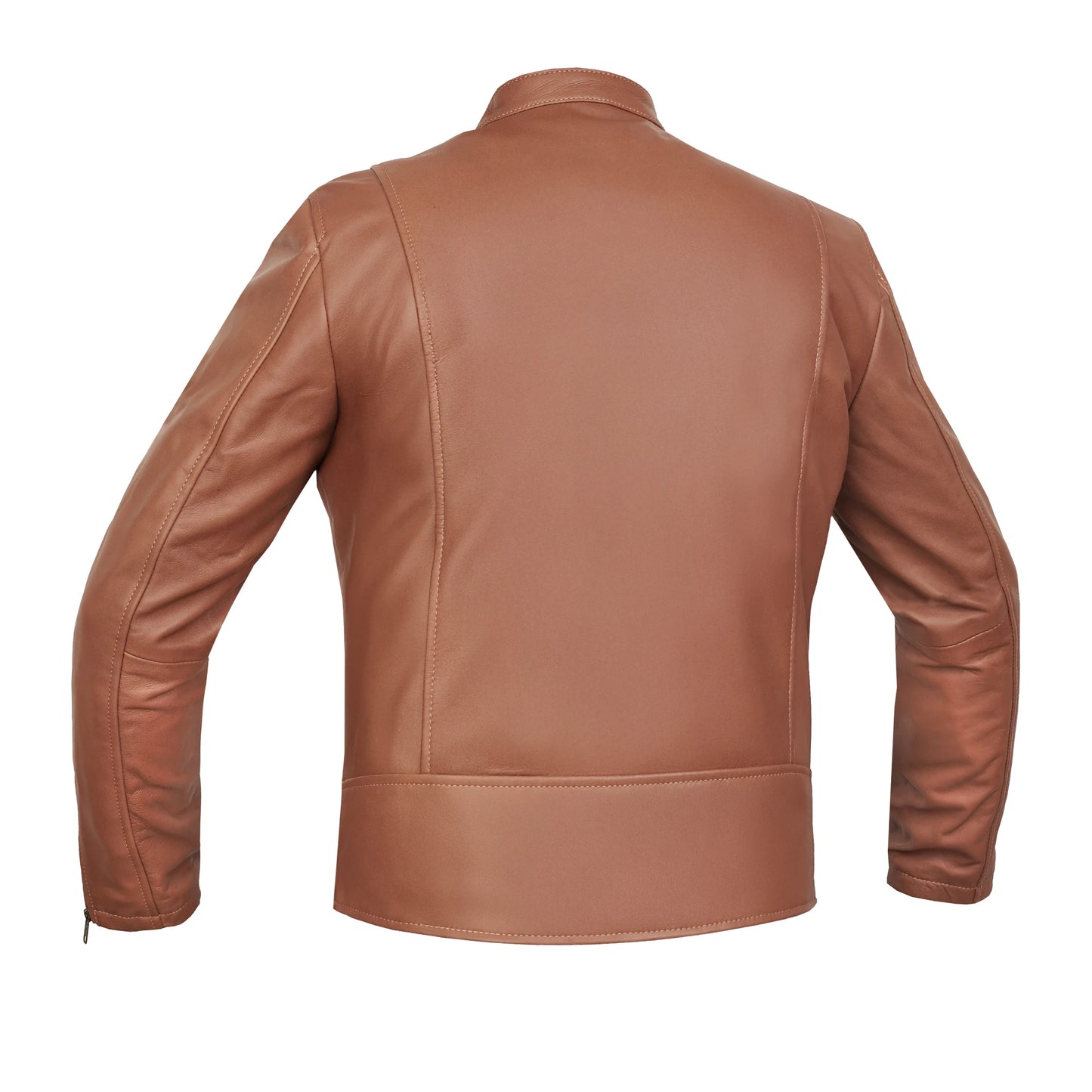 Rustic Stunner Men's Brown Fashion Leather Jacket