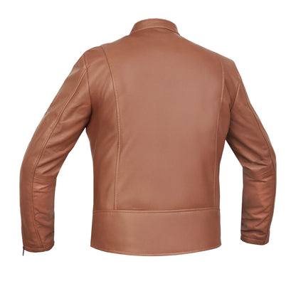 Rustic Stunner Men's Brown Fashion Leather Jacket