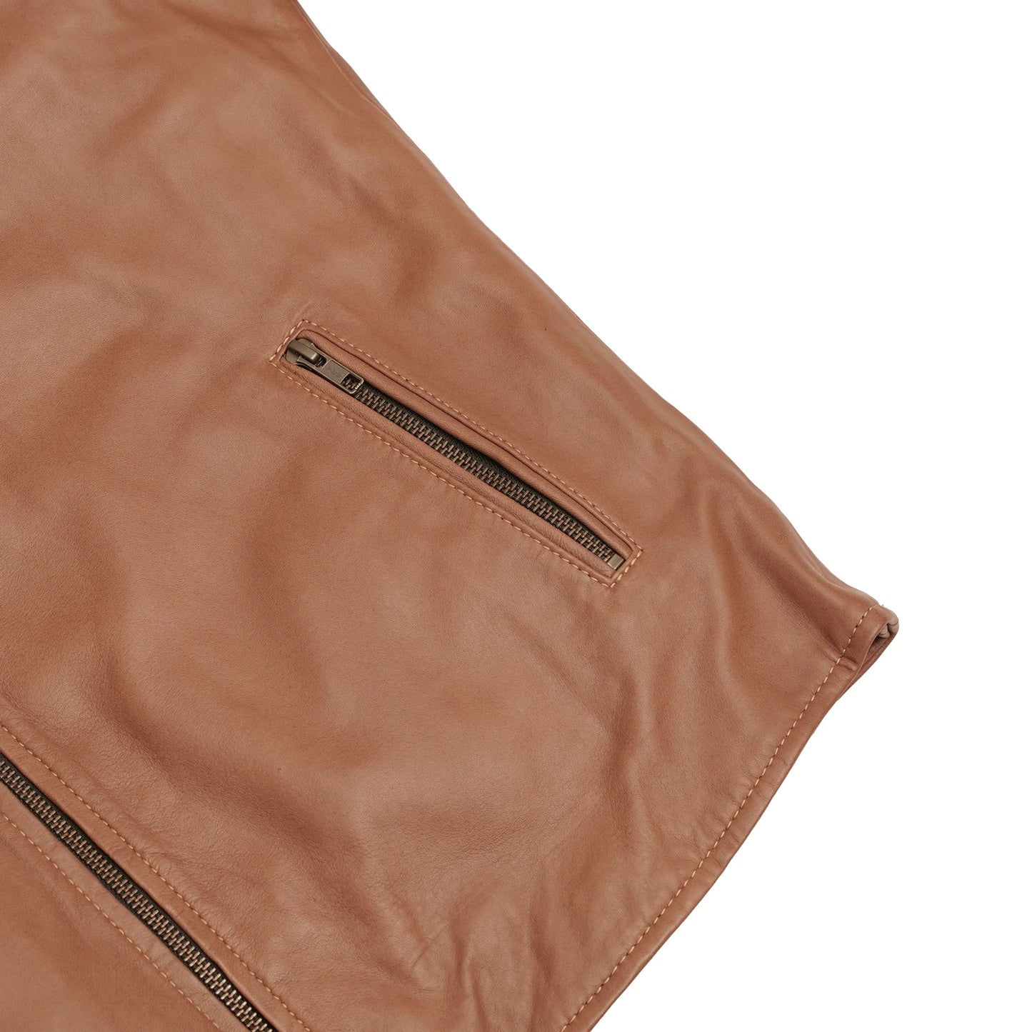 Rustic Stunner Men's Brown Fashion Leather Jacket