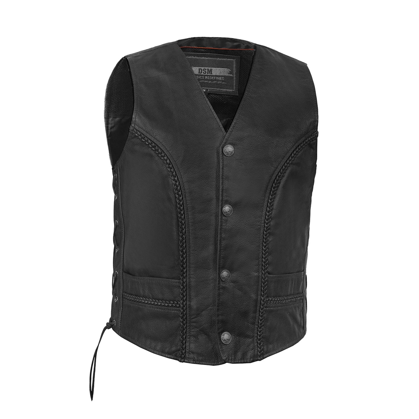 Rustler - Men's Motorcycle Leather Vest