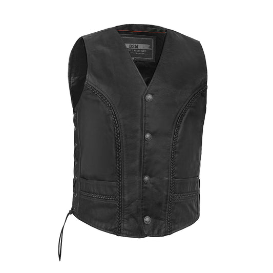 Rustler - Men's Motorcycle Leather Vest