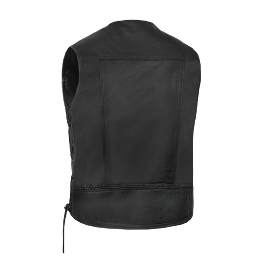 Rustler - Men's Motorcycle Leather Vest