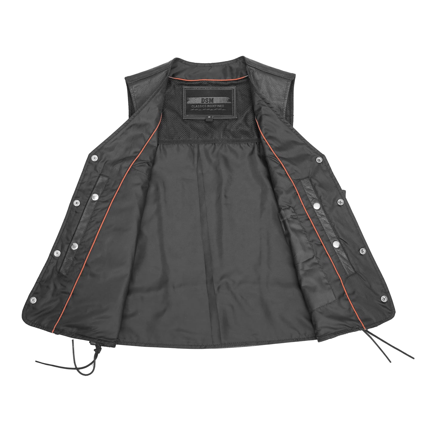 Rustler - Men's Motorcycle Leather Vest