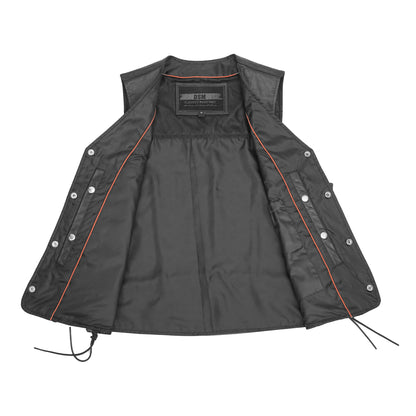 Rustler - Men's Motorcycle Leather Vest