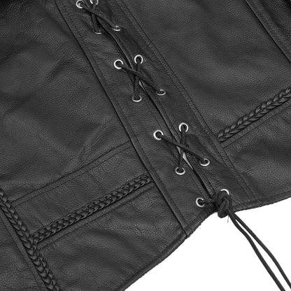 Rustler - Men's Motorcycle Leather Vest