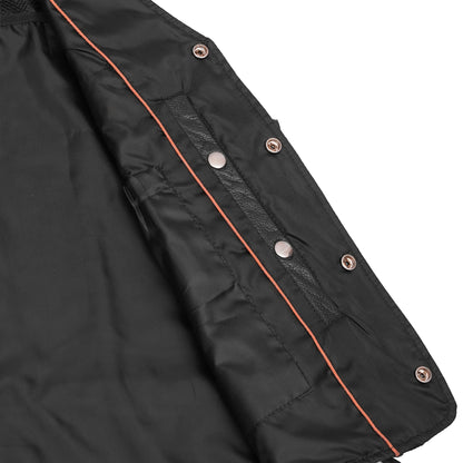 Rustler - Men's Motorcycle Leather Vest