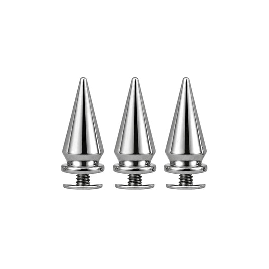 SPK101 Chrome Screw-back Spike Studs - 10mm