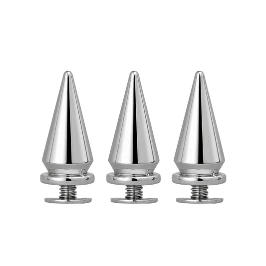 SPK103 Chrome Screw-back Spike Studs - 20mm