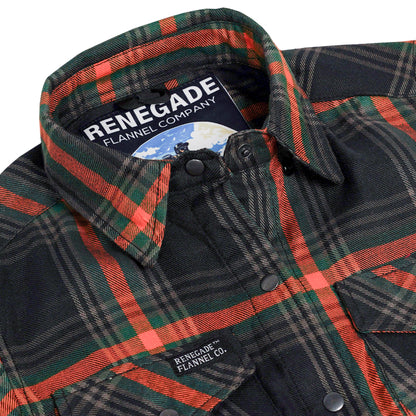 Sea Jewel Women’s Blue and Green Flannel Shirt