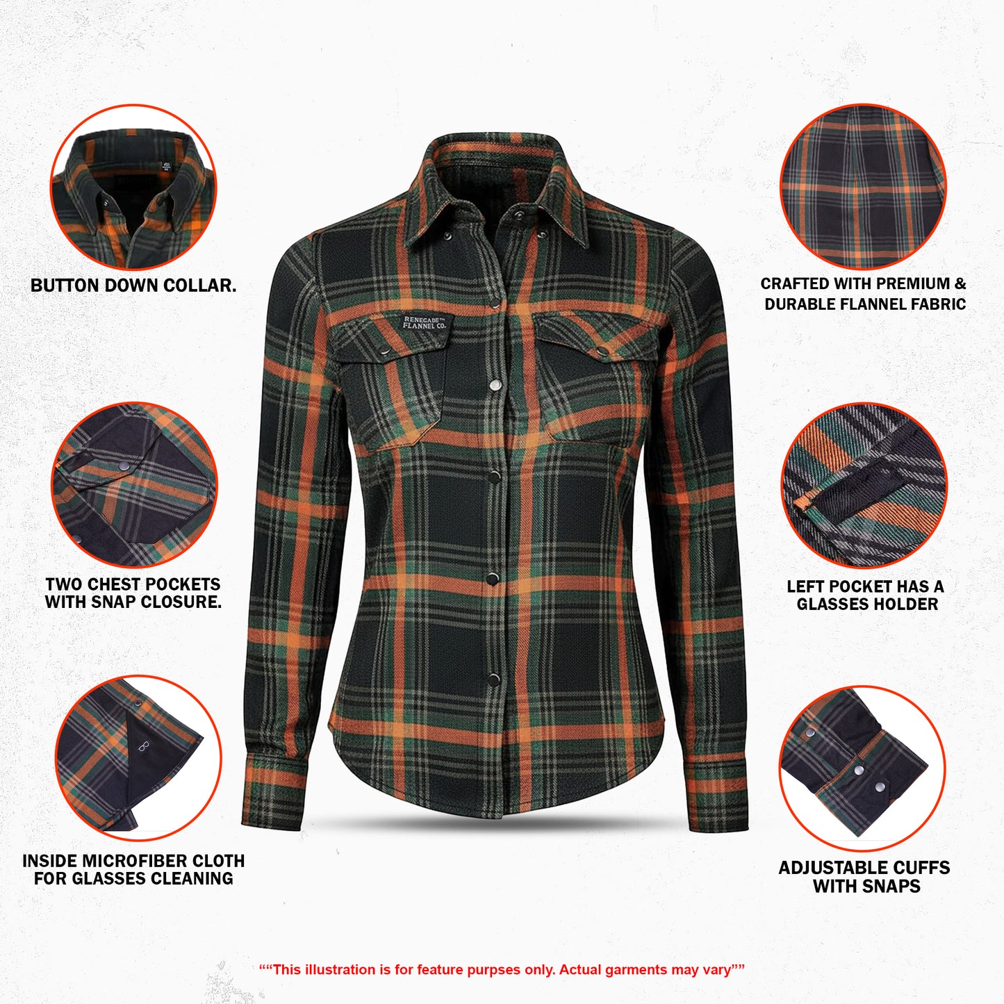 Sea Jewel Women’s Blue and Green Flannel Shirt