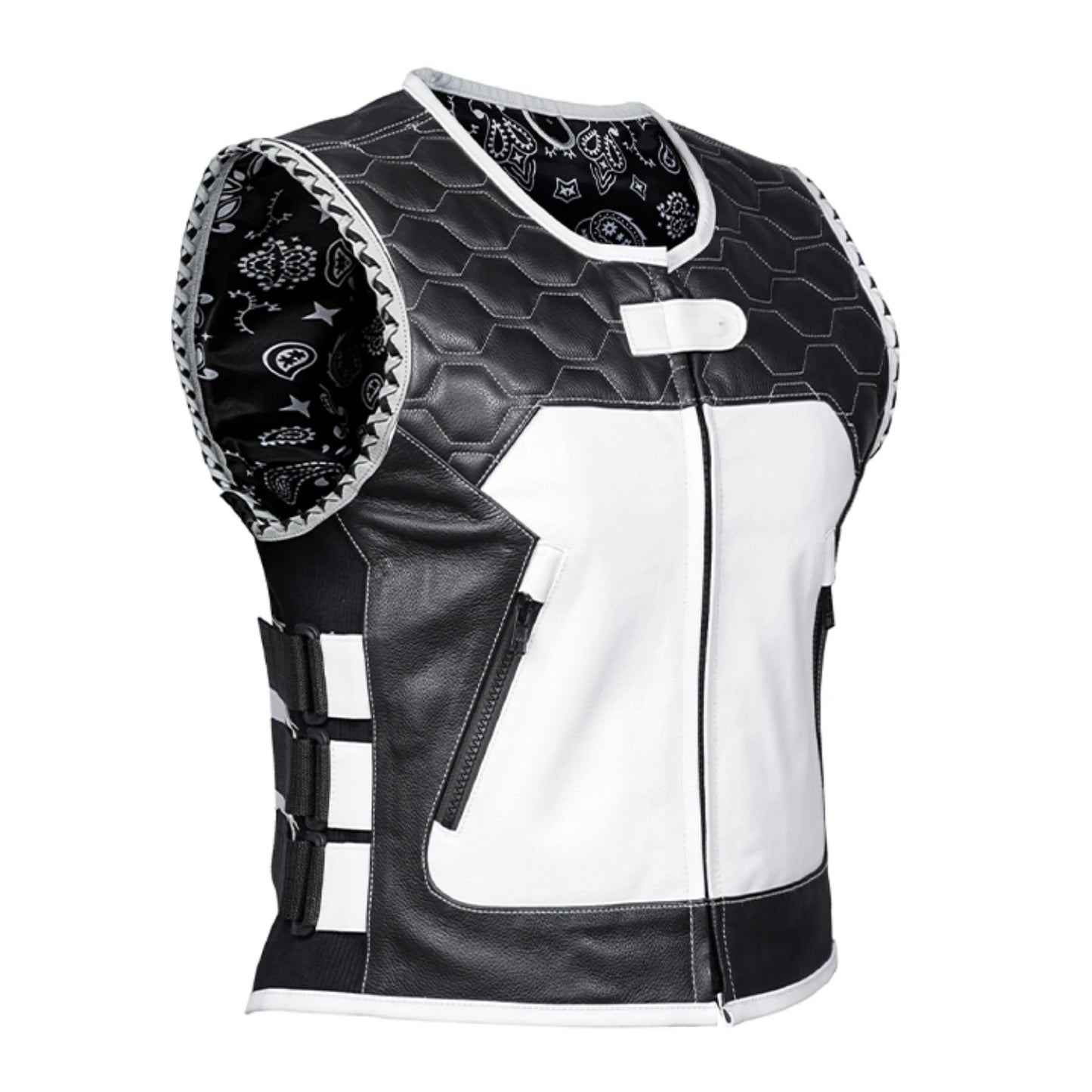 Shadow Pearl - Women's Leather Vest
