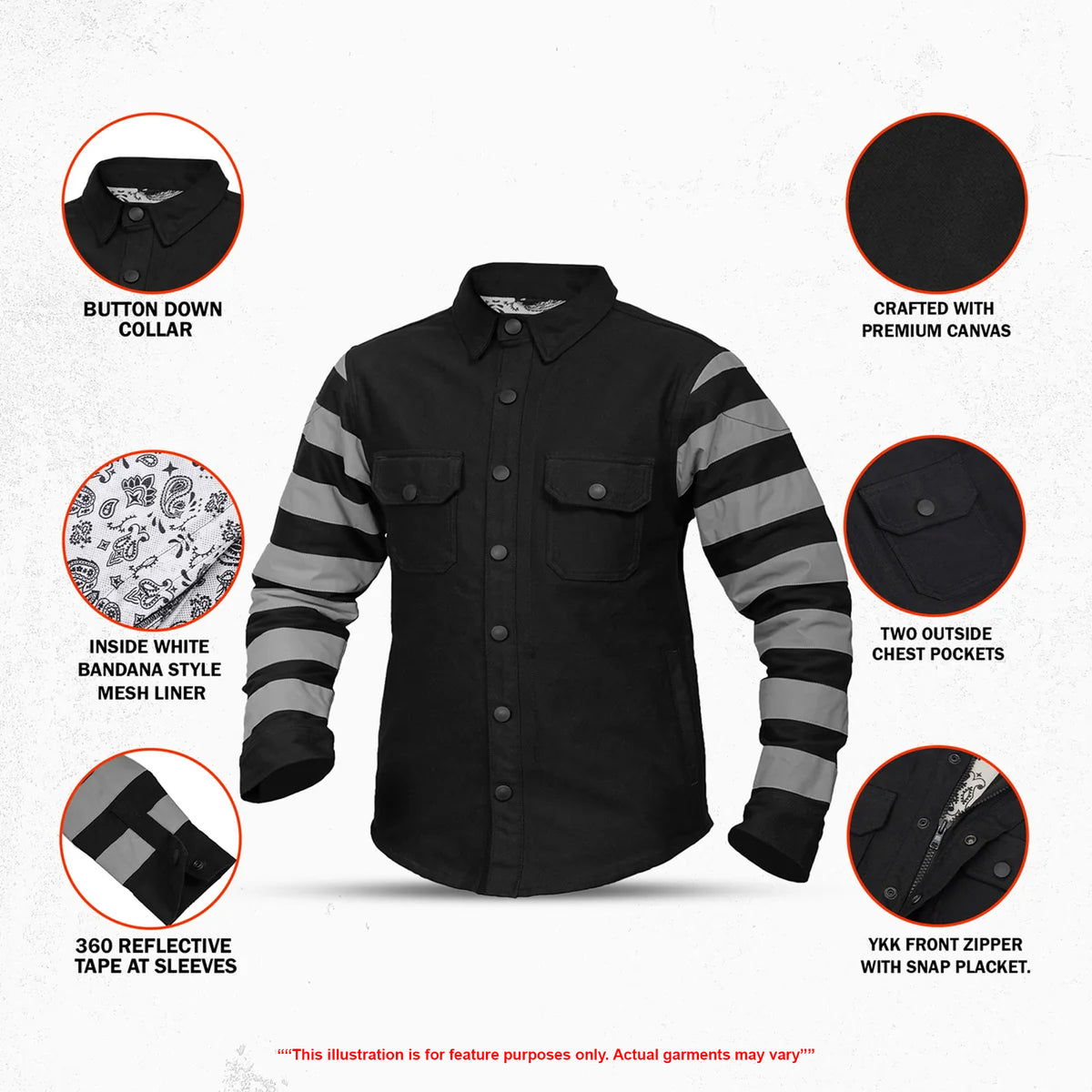 Dark Devil™ – Men’s Canvas Shirt