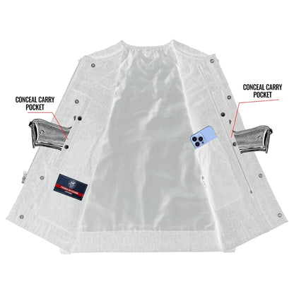 Shoveller - Men’s Motorcycle Denim Vest
