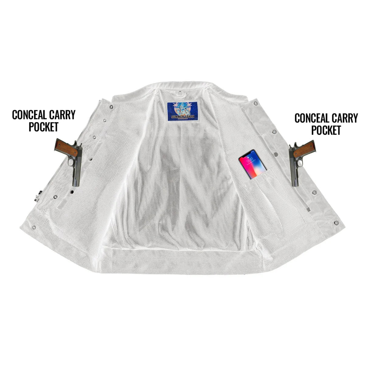 Silver Stream - Lowcut Summer Spark Men's Mesh Vest