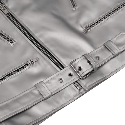 Sinister – Men’s Faux Leather Motorcycle Jacket