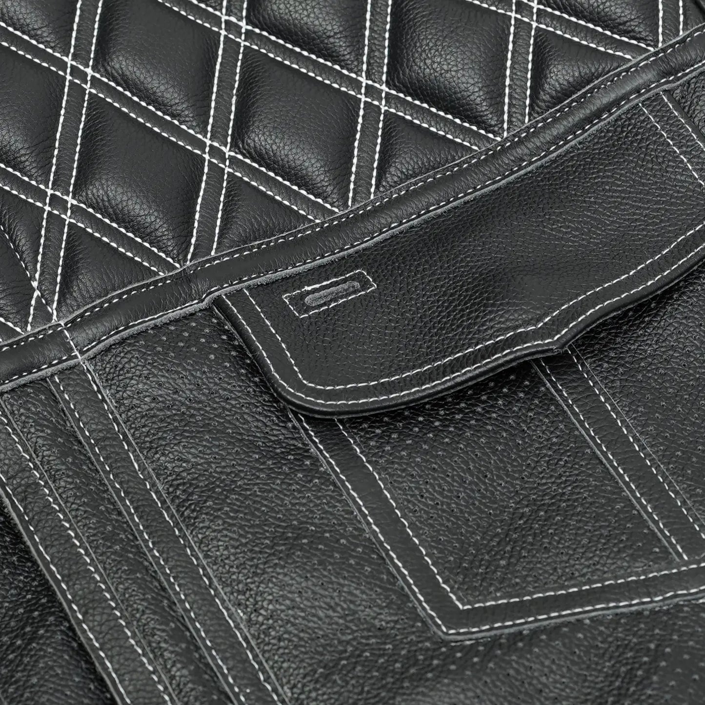 Sledgehammer - Perforated Lowside Summer Spark Men's Leather Vest