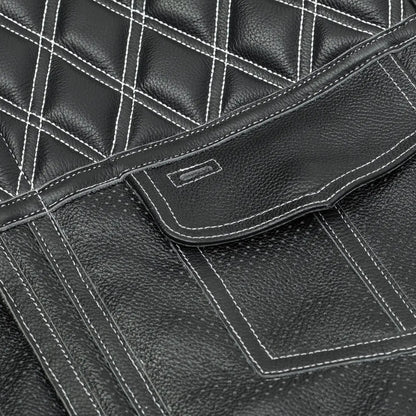 Sledgehammer - Perforated Low Cut Summer Spark Men's Leather Vest