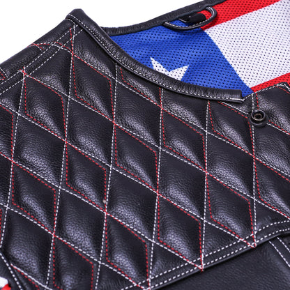 Star Shield - Men's Leather Vest