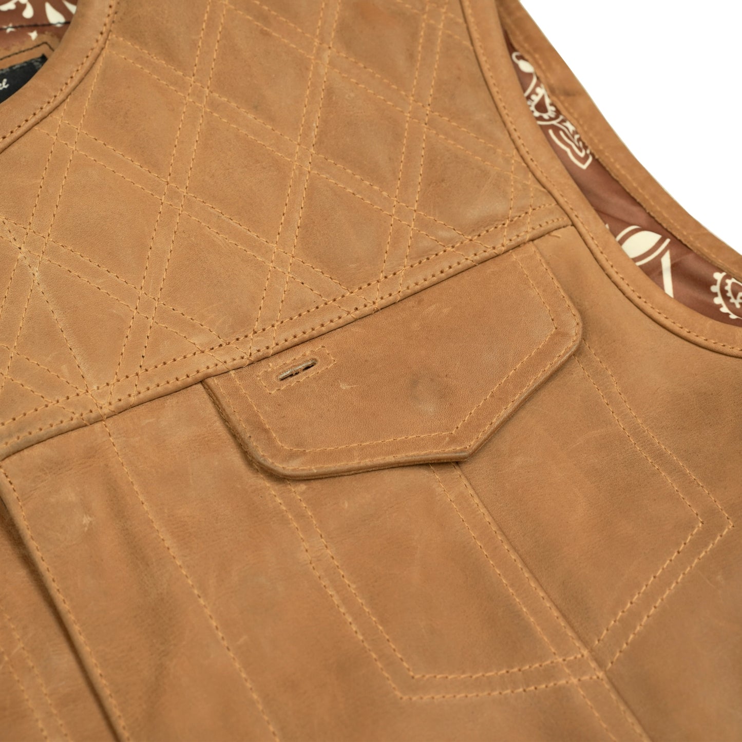 Timberline -Low Cut Men’s Leather Vest