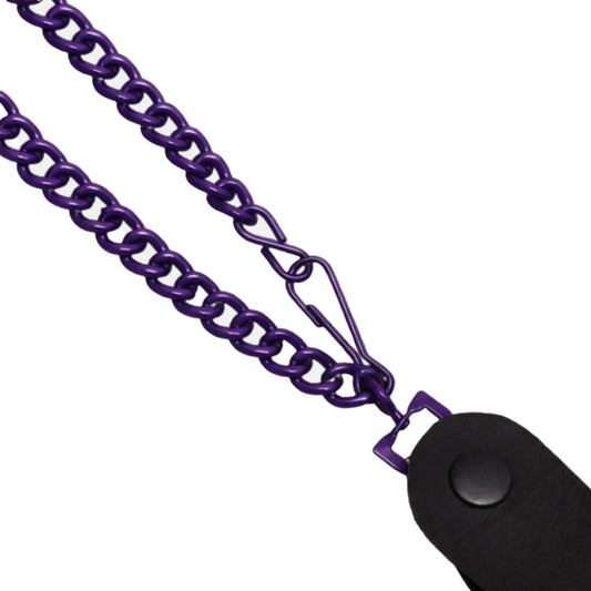 Midnight Navy Heavy-Duty Wallet Chain with Snap-On Belt Loop - 13 Inch