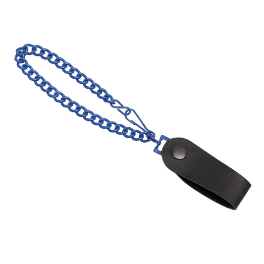 Royal Blue Heavy-Duty Wallet Chain with Snap-On Belt Loop - 13 Inch