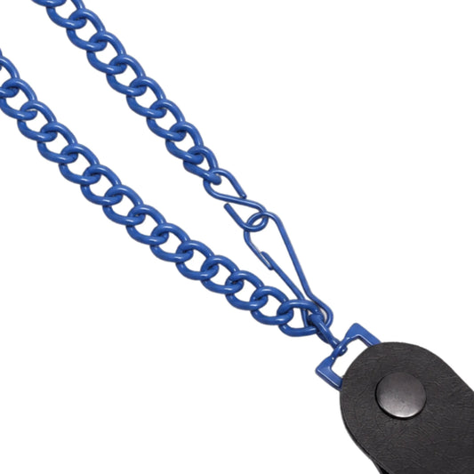 Royal Blue Heavy-Duty Wallet Chain with Snap-On Belt Loop - 13 Inch