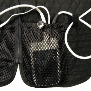 LVAD Women Black Quilted Vest LVAD Gear