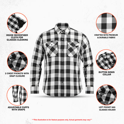 White Soul Men’s Flannel Shirt