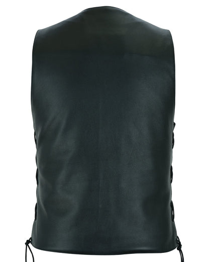 Bullock Men's Motorcycle Leather Vest