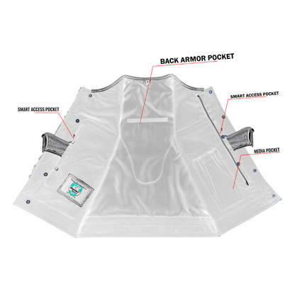 Summer Spark Croc Commander Men's Low Cut Leather Vest