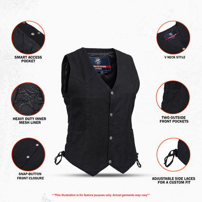 Artemis Women's Denim Vest