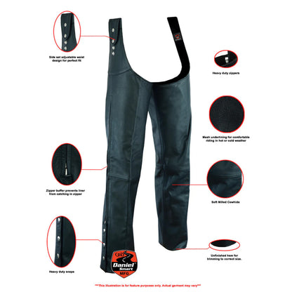 Highway Howler Unisex Motorcycle Leather Chaps