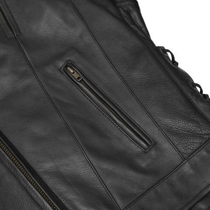 Reveal™ Men's Leather Motorcycle Jacket