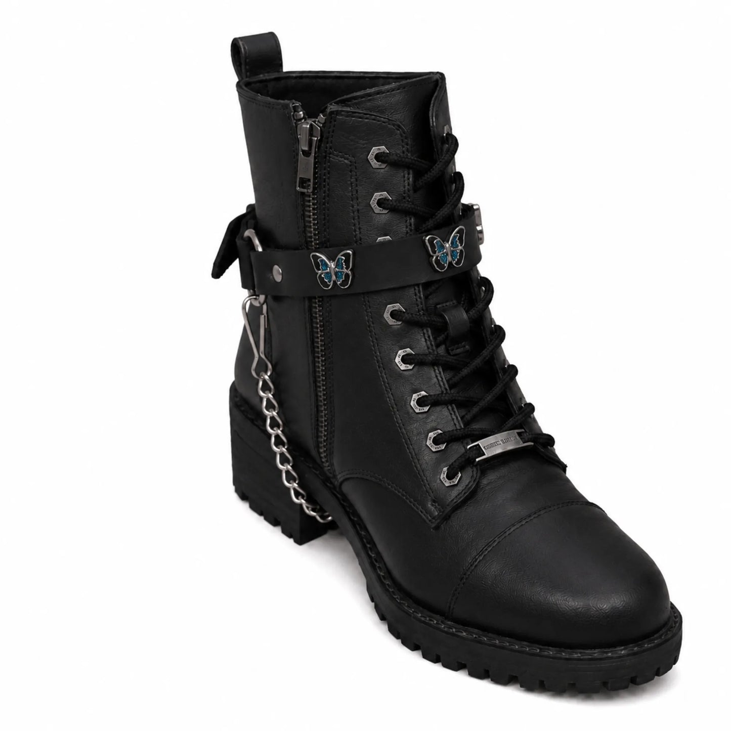 Boot Chain -  Monarch Blue Butterfly
