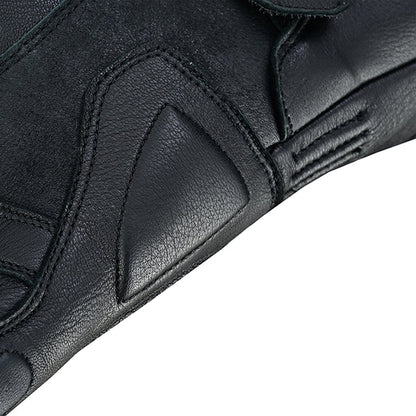 Heritage Hide Men's Deerskin Gauntlet Motorcycle Gloves