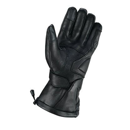 Heritage Hide Men's Deerskin Gauntlet Motorcycle Gloves
