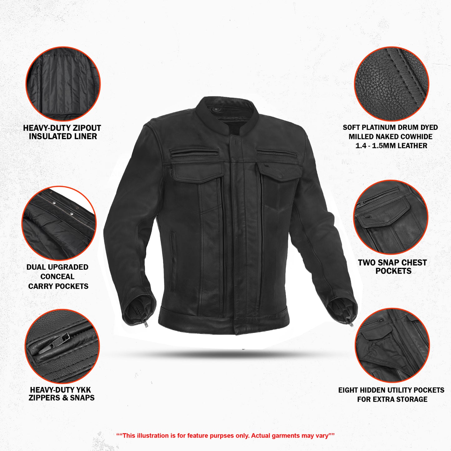 DS787 Men's Modern Utility Style Jacket