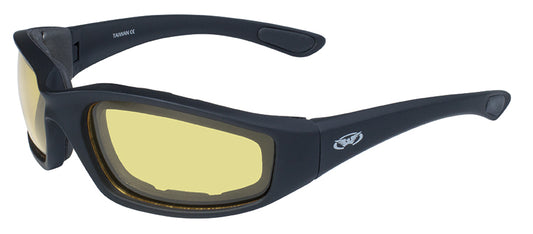 24 Kickback YT AF FOAM PADDED MOTORCYCLE SAFETY SUNGLASSES