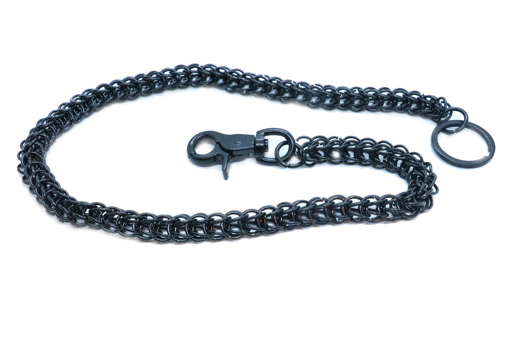 WC17613 27" Wallet Chain Black