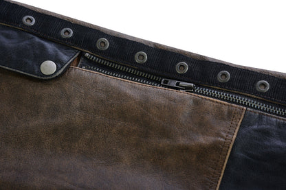 DS498 Women's Stylish Lightweight Hip Set Chaps- Two Tone