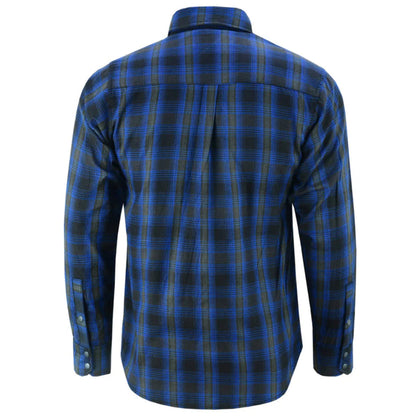 Flannel Shirt - Daze Blue and Black LVAD Gear Flannel