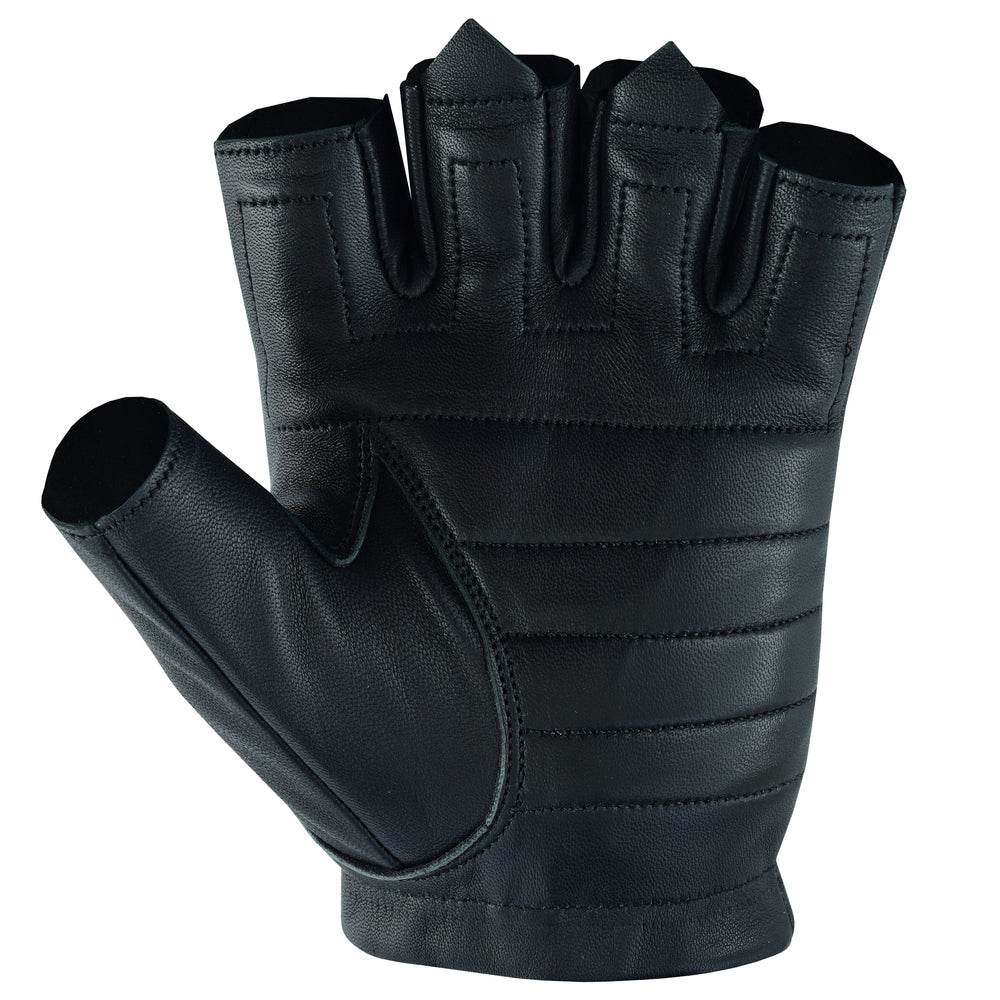 DS26 Men's Hardy Deer Skin Fingerless Glove (BluWater)