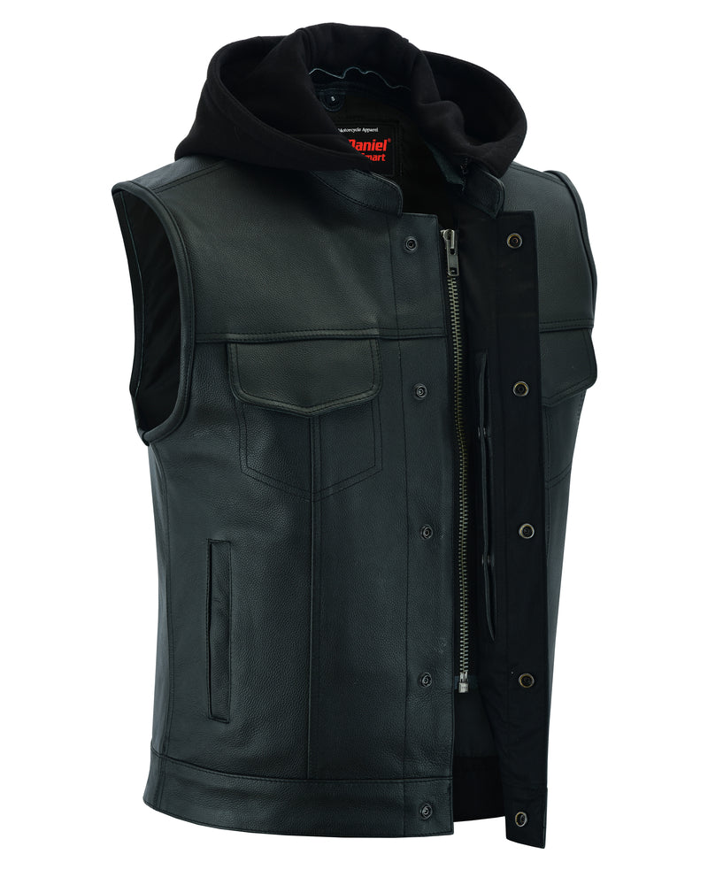 DS182 Concealed Snaps, Premium Naked Cowhide, Removable Hood & Hidden