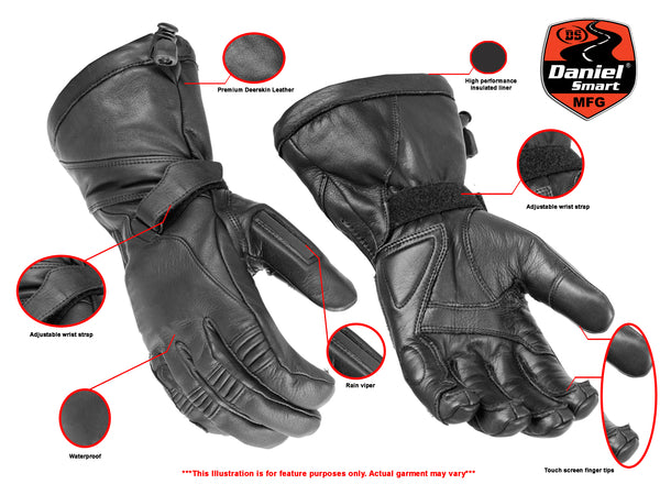 DS28 High Performance Deer Skin Insulated Cruiser Glove (BluWater)
